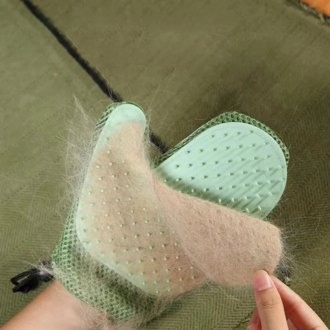 Fellspiele Fellpflege Handschuh
